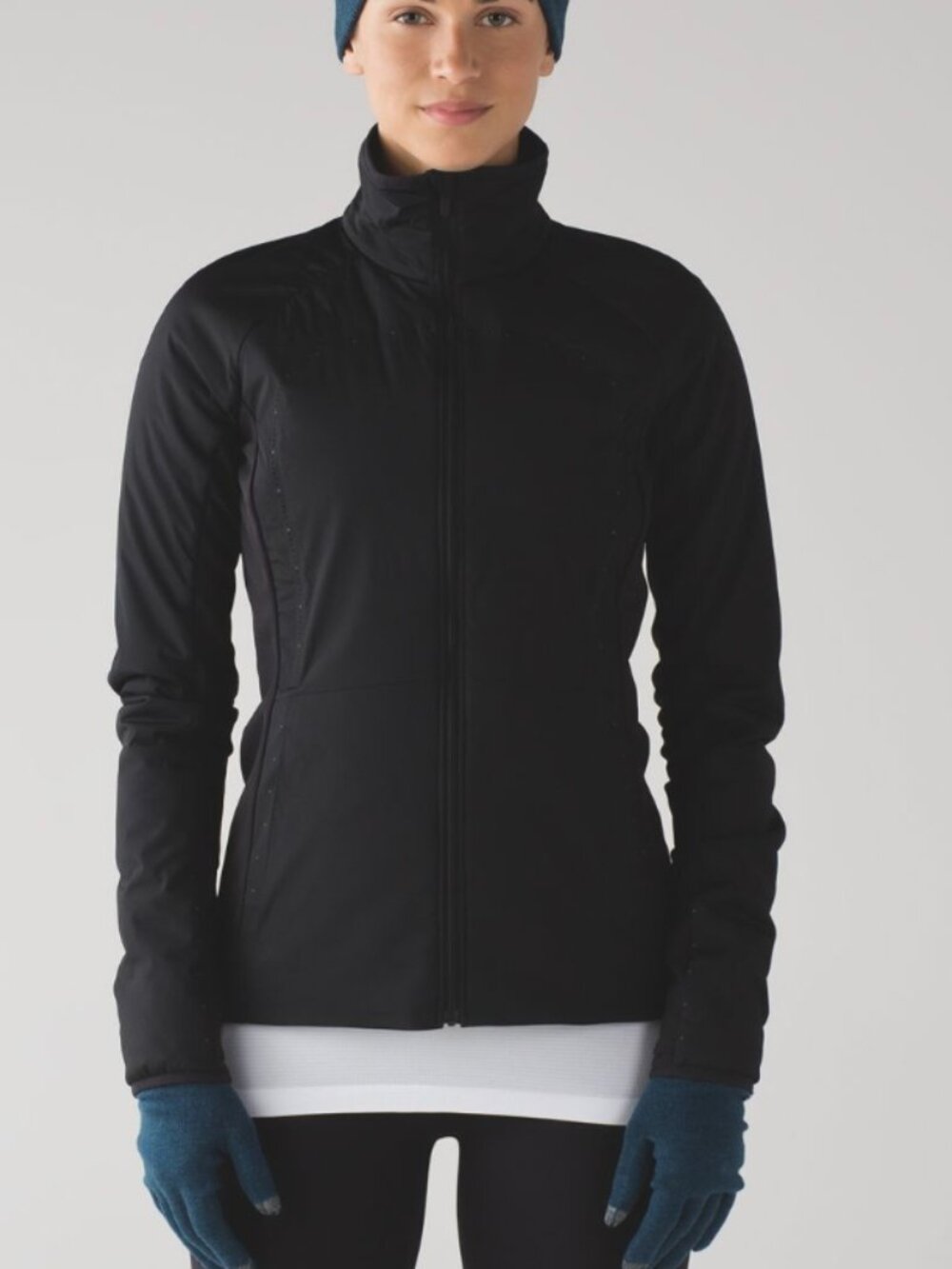Lululemon Run For Cold Jacket Black  Zip-Up Jacket winter running 6